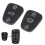 Silicone 3 Button Key Shell Replacement Key for Hyundai Kia Car Keys Partd [DB] A 2