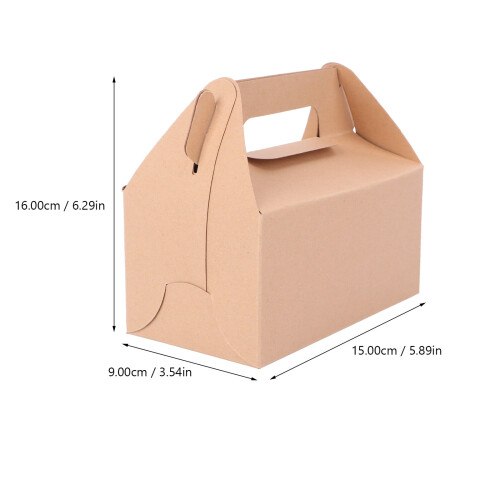 Dessert Containers Baking Box Packing Cake Boxes Handmade Cookie Christmas Packaging 12 Pcs 2