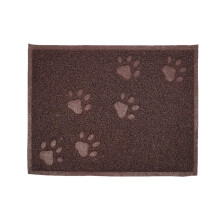 Rectangle Pet Feeding Mat Paw Shape Dog/Puppy/Cat/Kitten Food Dishes Place mat. Z7T9
