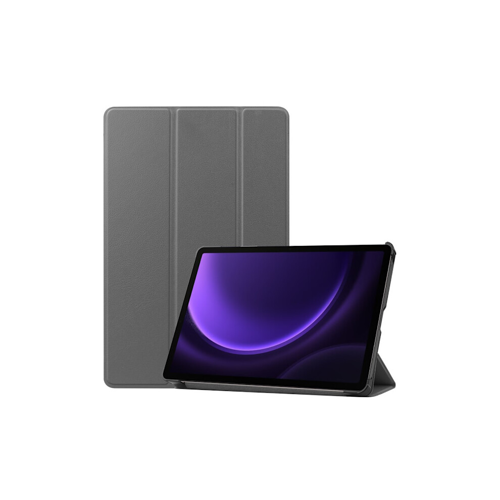 Compatible With Samsung Galaxy Tab S9 Fe Case Tri-Fold Grey 9558633676266