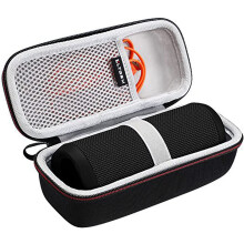 Hard Carrying Case for compatible with JBL Flip 4/ 3 Portable Bluetooth Speaker, with Mesh Pocket Fits USB Cable and Accessories,