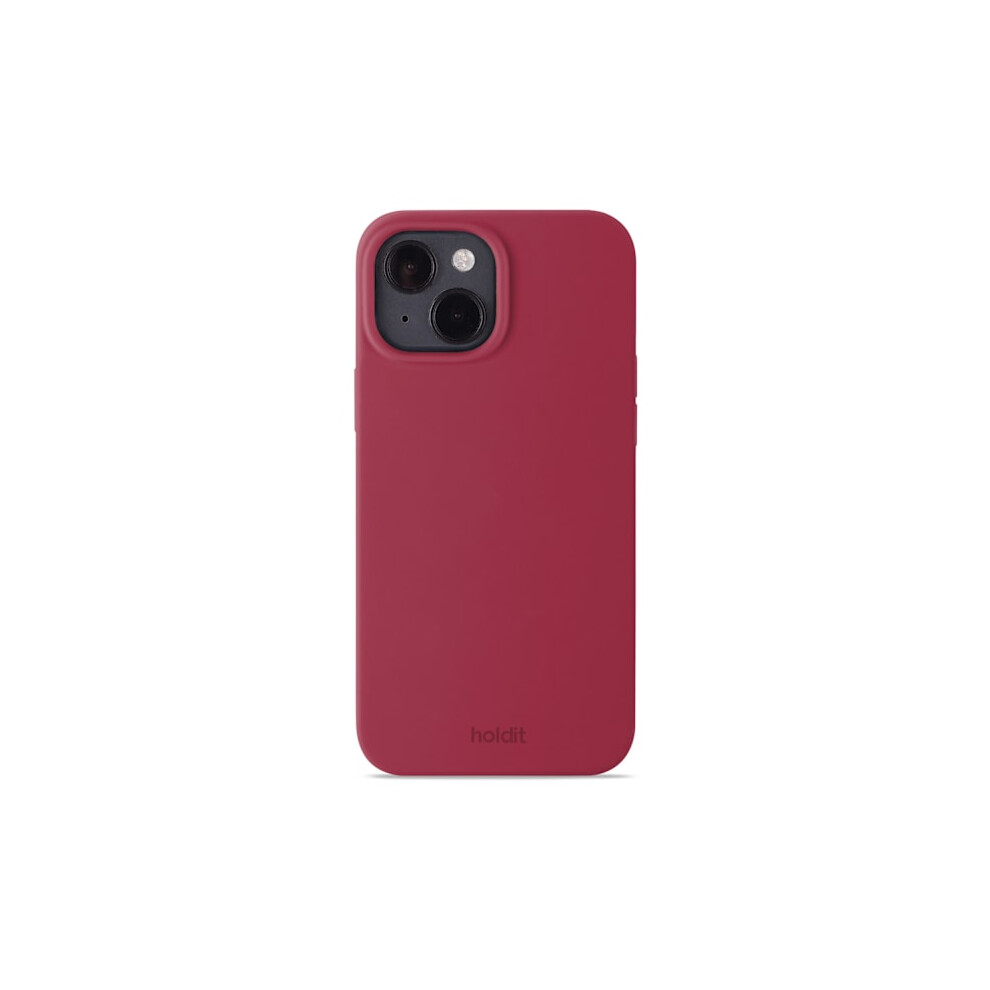 Held Compatible With Iphone 14/13 Mobile Cover Silicone Velvet Red 9418476294532