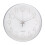 Premium Silver Wall Clock, Wall Decoration, Modern Silent Wall Clock for Home Office Kitchen (25cm, Silver) 1