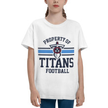 Titans Kids Short Sleeve Shirt Sports Football Team Logo for Baseball Fans Gifts Suitable For Boys And Girls