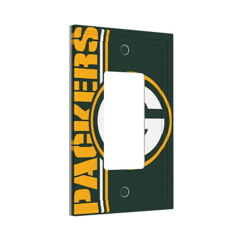 Packers Switching Lights Single Leather Roman Frame Switch Panel Wall Panel Single Double/Pull Light Switch 1