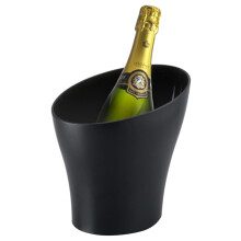 Slope Wine Bucket, 2 Bottle, Black