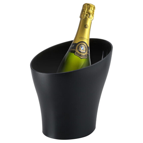 Slope Wine Bucket, 2 Bottle, Black