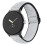 Google Pixel Watch / Watch 2 Adjustable Nylon Strap Black/White 3