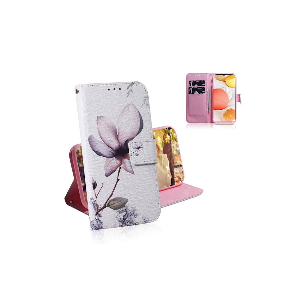 Wallet Case Compatible With Samsung Galaxy A22 5G - Magnolia 9418476294488