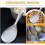 3 Count Long Handle Serving Spoon Rice Paddle Kitchen Rice Spatula Rice Supply Compact Rice Spoon 2