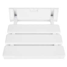 Wall Mounted Folding Shower Seat for Elderly and Handicap, 286lb Capacity SpaceSaving Bench