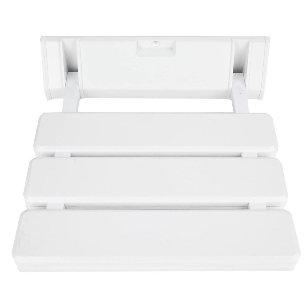 Wall Mounted Folding Shower Seat for Elderly and Handicap, 286lb Capacity SpaceSaving Bench