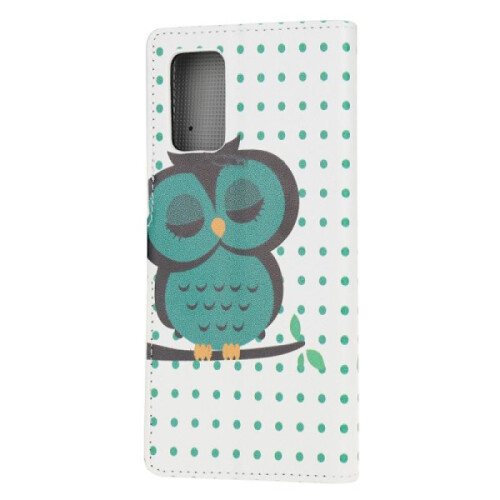 Wallet Case compatible with Samsung Galaxy S20 FE - Polka Dot with Owl 1