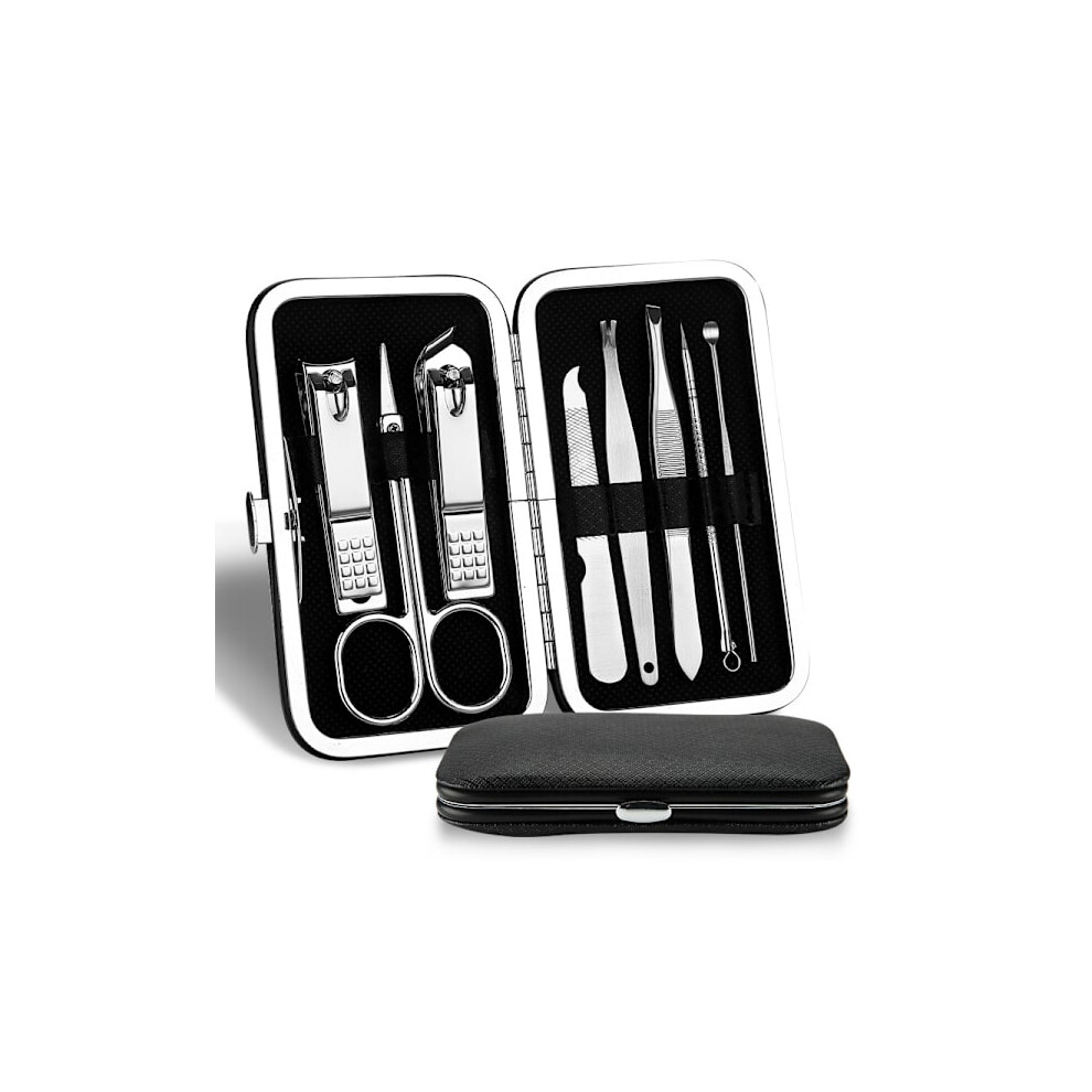 Manicure Set Nail Care Set 8 in 1, Manicure Pedicure Set Man