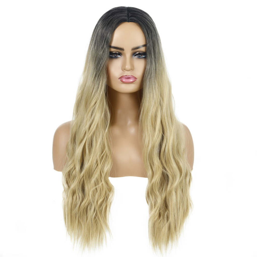 Wigs for Women Long Women's Wig - Natural Synthetic Wig Shadow Curly Wig For Women Lace Front Wigs Human Hair