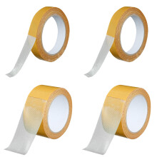 Strong Double Fiber Mesh Tape New Double Tape Heavy Duty Fiberglass Mesh Double Stick Tape Clear Tape For Making DIY *4PCS