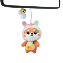 AIXING Needle Felting Kit for Beginners - Cute Animal Doll DIY Wool Craft with Poking Needles, Instructions, Compatible with Xmas & Children's Day