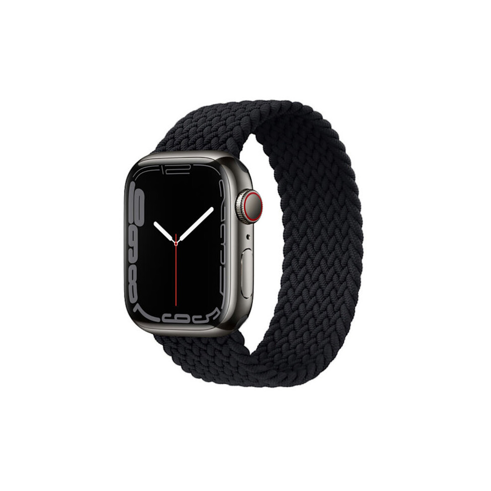 Elastic Strap For Compatible With Apple Watchwith Apple Watch 38Mm/40Mm/41Mm M Black 9165521354573