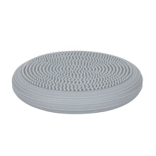 Wobble Cushion Balance Disc Wiggle Cushion Inflated Flexible Thick Portable Core Strength Home Office Classroom(33cm*5cm-grey)