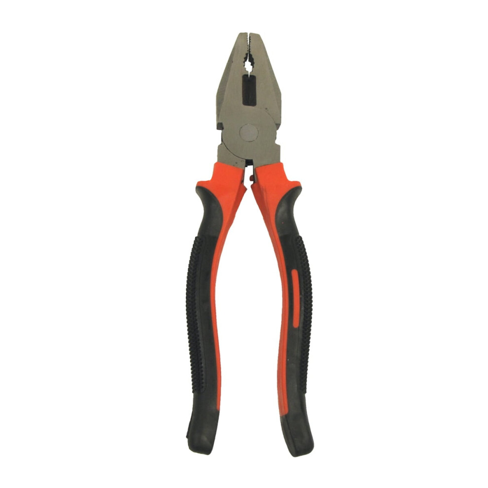 8" Grip Handle Electrician Linemans Pliers Wire Stripper Side Cutter Electrical Hand Tool 9165521354542