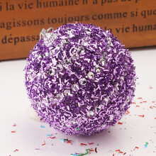 WJHWSX Clear Christmas Ornaments Balls,Mini Shatterproof Christmas Tree Decorations Hanging Ball,Foam,Christmas Ornaments Clearance，Purple