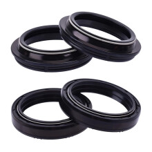 43x55mm LeakProof Durable Front Fork Oil Seal 2pcs Set for Yamaha XJR1300 MT01 Suspension Damper