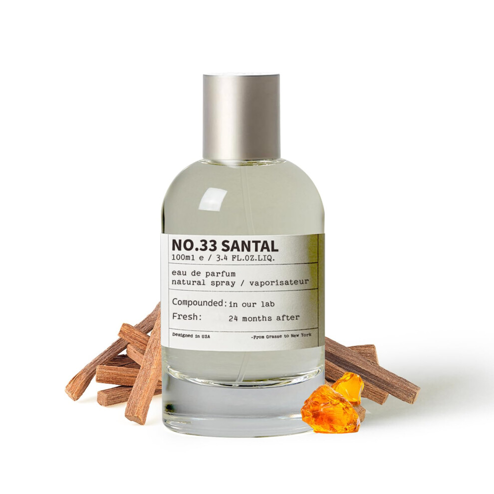 Eau de Parfum 100ml Unisex LongLasting Warm Musky Smoky Leather Fragrance
