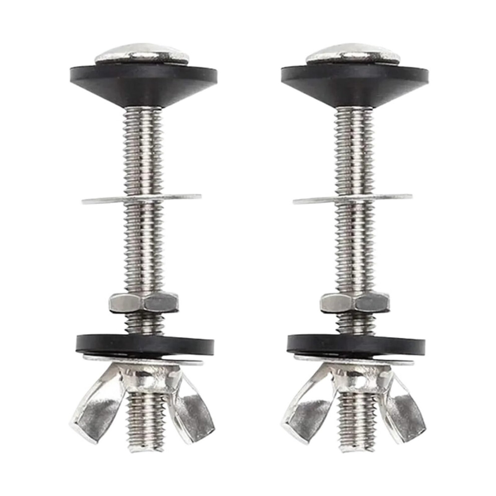 Toilet Bolts 12Pcs Rustproof Stainless Steel Universal Cistern To Pan Fixing Kit For Secure Fit 9053599938774