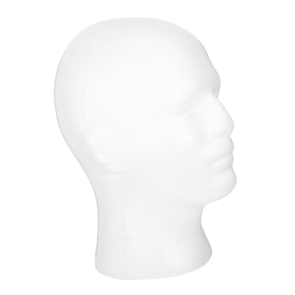 Unisex Male Mannequin Head Stand For Wigs Hats And Glasses With Smooth Surface Professional Display