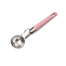 Stainless Steel Ice Cream Scoop with Ergonomic Comfort Grip for Home and Commercial Use
