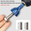 Deburring External Chamfer Tool High Speed Steel Hex Shank Remove Burr Tools for Drill Bit Fits for Bolts 7