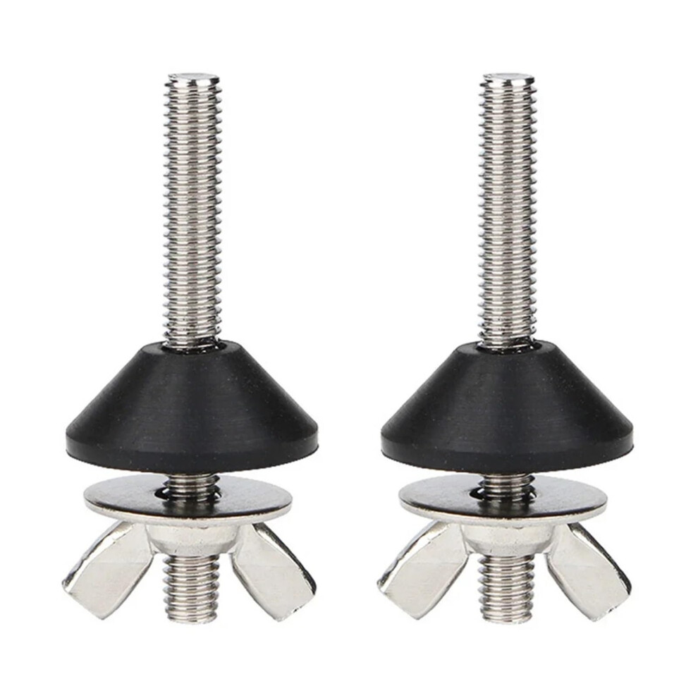 Stainless Steel Toilet Bolts 8Pcs Heavy Duty Tank Fixing Screws With Rubber Washers For Universal Fit 9053599939771