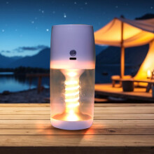 Gnobogi Camping Flashlight - Flexible Filament, USB Charging, Adjustable Light for Outdoor Hiking, Compatible with...