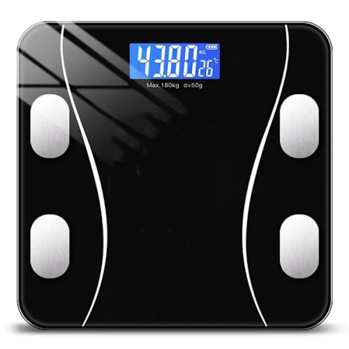 Smart Bathroom Scale / Bathroom Scale - Bluetooth Black