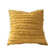 mnjin three-dimensional home decoration craft pillow sofa cushion yellow