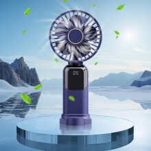 YANHAIGONG Portable Foldable Hand Fan, Mini Silent Desktop Fan for Women, Small Handheld Fan Compatible with Summer Use