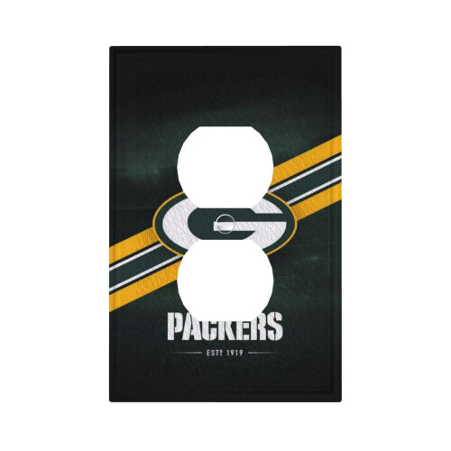 Packers Switching Lights Single Leather Roman Frame Switch Panel Wall Panel Single Double/Pull Light Switch