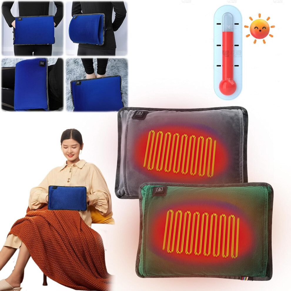 Helios Hand Warmer, 2025 New Rechargeable USB Hand Warming Pillow, Machine Washable, Electric Warmer for Hands, Feet, Back, Abdomen