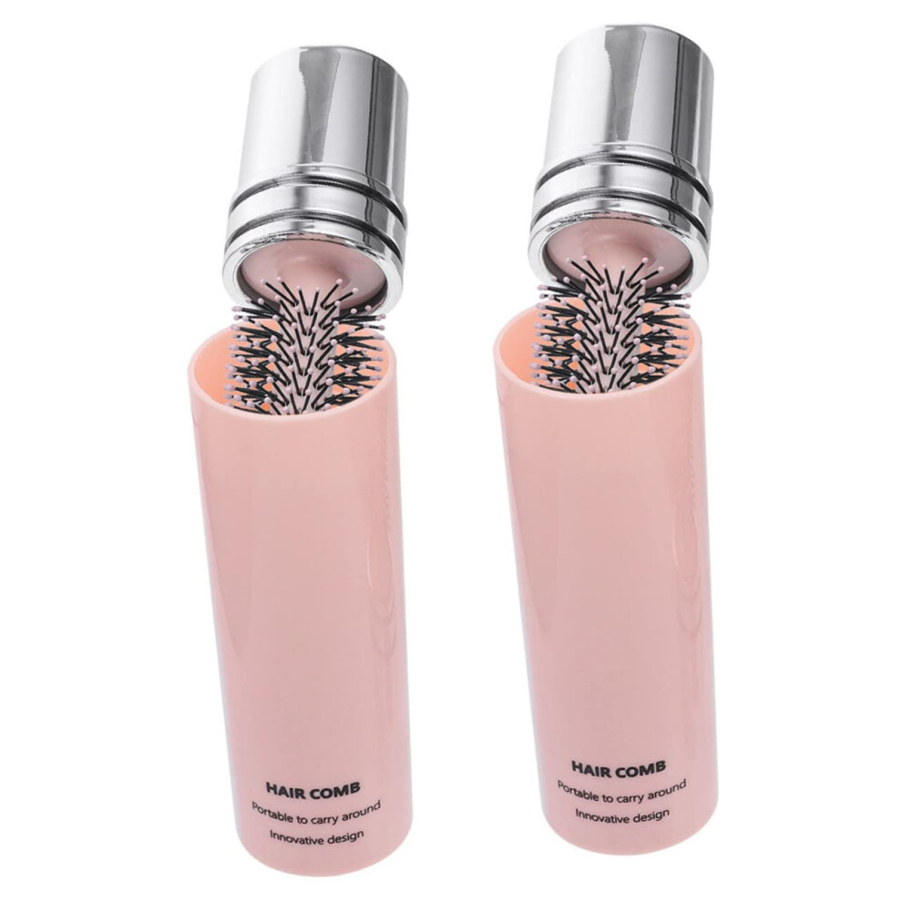 Hair Blow Drying Brush Round Styling Brush Set for Curly Hair Wet Dry Use and Gentle Scalp Massage