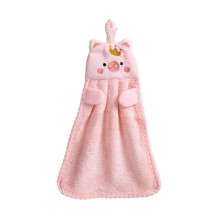 Uclet Cleaning Brush Little Pig Towel Household Cute Absorbent Kitchen Towel Lazy Rag Towel Towel Children's Hand Towel
