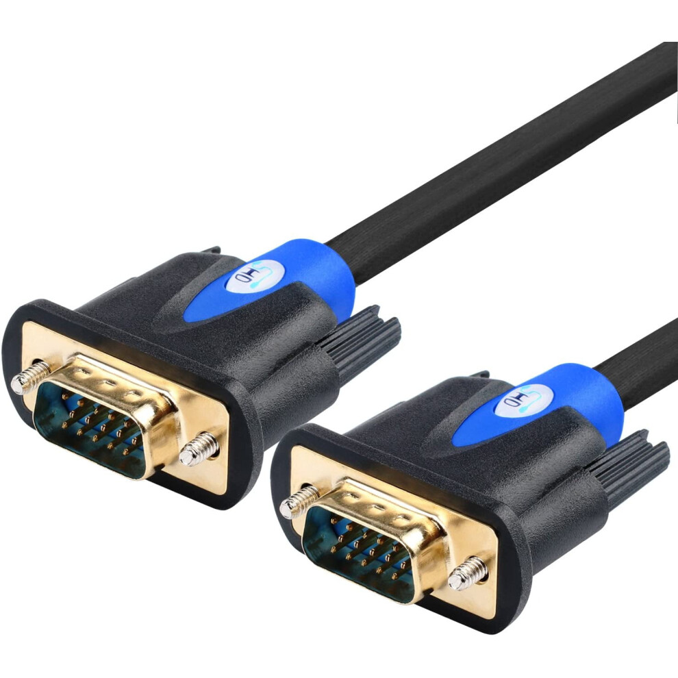 Vga Cable, Vga To Vga Hd15 Monitor Cable For Pc Laptop Tv Projector-25Feet 9180479466253