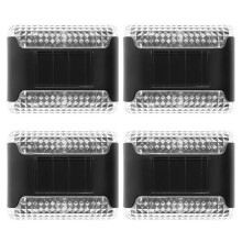 Kayannuo Deals 4PCS Solar Light Outdoor Decoration Courtyard Wall Light Outdoor Waterproof Night Light Clearance Home Decor
