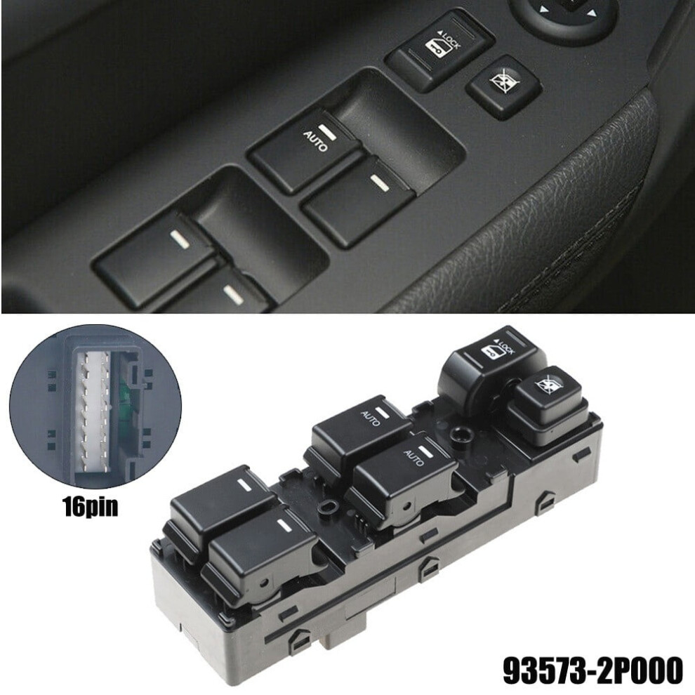 Left Driver Side Master Glass Switch For Kia For Sorento 2011-15 93573-2P000 9180479470144