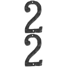 Door Address Number Decorative Signs Modern House Numbers Room Gate The Metal 2 Pack