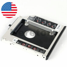 FOR SATA to SATA 12.7mm 2nd Hard Drive SSD Adapter For T420 T520 W520 W510 T510 DVD CD-ROM Optical Bay