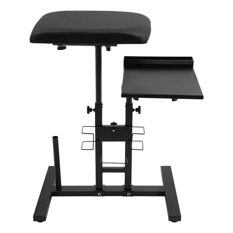 Tattoo Arm Rest with 360 Rotating Workbench, Adjustable Height Stand and Ergonomic Support