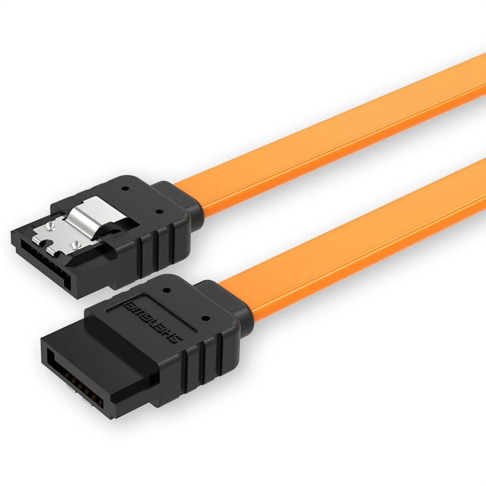 Simyoung 2-Pack Sata 3.0 Iii Sata3 Sataiii High Speed 6Gb/S Data Cable Angle Orange 9557311155475