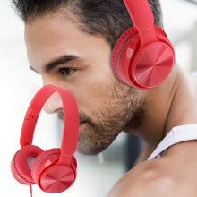 Jacenvly 2024 New Earphones Headset with Microphone, Wired Subwoofer, Noise Reduction, Compatible with Mobile Phone & Computer