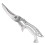 HAOAN Stainless steel kitchen scissors compatible with sharp kitchen meat cutting bone multi-purpose kitchen scissors household 1