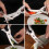 HAOAN Stainless steel kitchen scissors compatible with sharp kitchen meat cutting bone multi-purpose kitchen scissors household 3